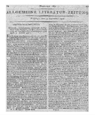 Siebold, A. E. v.: Ein paar Worte an meine Herrn Zuhoerer ueber einige Gegenstaende der Geburtshilfe. Würzburg: Stahel 1799