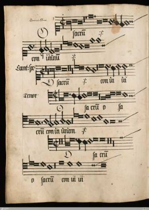 Dominicus Phinot : O sacrum convivium