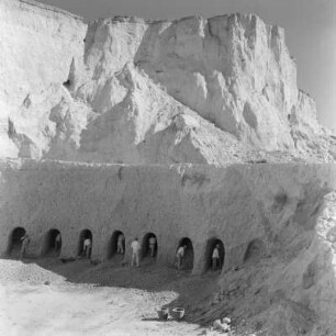 Santorin, griechische Insel der Kykladen im Ägäischen Meer, Thera, Bimssteingruben