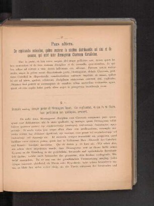 Pars altera.