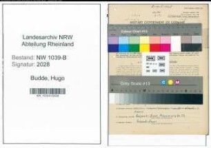 Entnazifizierung Hugo Budde , geb. 01.11.1901 (Gastwirt)
