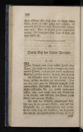 II. Durch Biß der Thiere Verletzte.