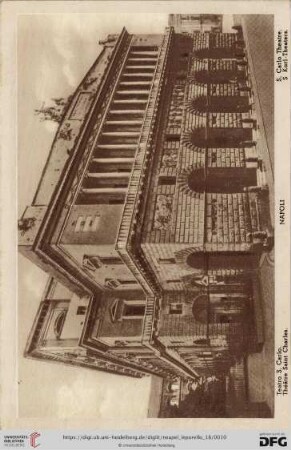 Napoli – Teatro S. Carlo. – Théâtre Saint Charles. – S. Carlo Theatre. – S Karl-Theaters.