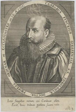 Bildnis des Casparus Finckius