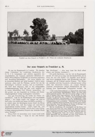 12: Der neue Ostpark zu Frankfurt a. M.