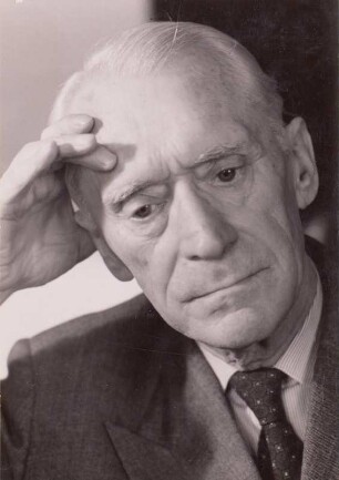 Porträt Leonhard Frank : Porträt Leonhard Frank (1882-1961; Schriftsteller). Fotografie 1956. Dresden: Deutsche Fotothek