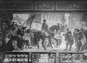 "Vaterländische Geschichtsgalerie": Herzog Maximilians Einzug in Prag nach dem Sieg auf dem weißen Berg, 1620
