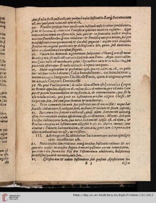 III. Ad integrum & absolutum Sacramentum utramque speciem necessariam esse
