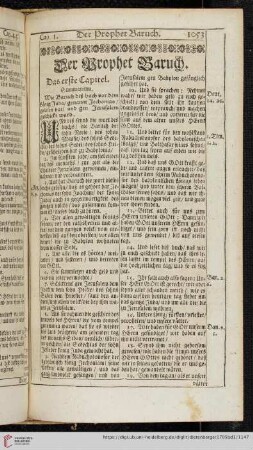 Der Prophet Baruch