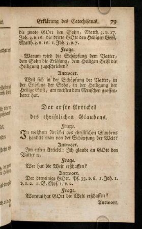 79-89, Der erste Artickel