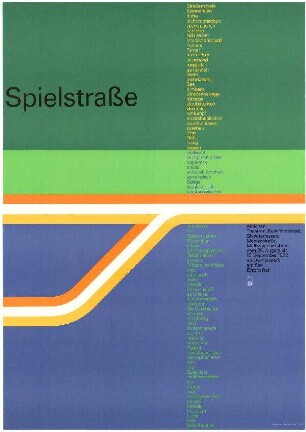 Olympische Spiele 1972 (Kulturprogramm). Titel: Spielstraße