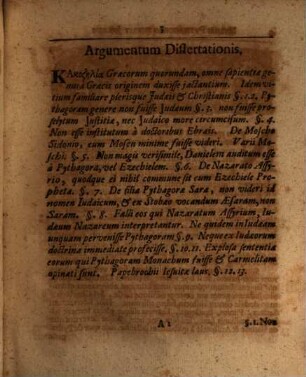 Pythagoras utrum fuerit Iudaeus, monachusve carmelita?
