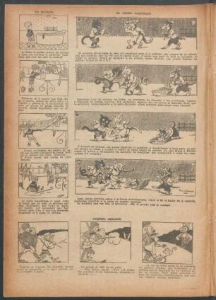 Un invento [y] El perro castigado [y] Paquito cazador - [Cómics]