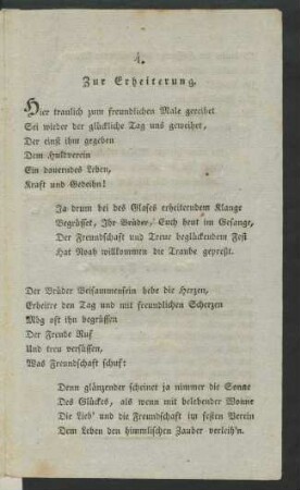 4. Zur Erheiterung