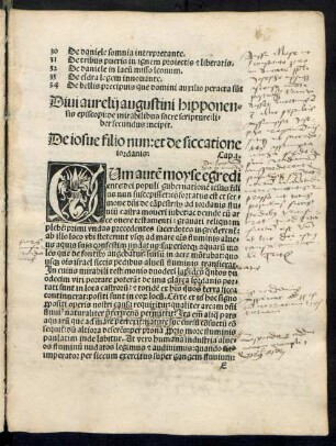 Divi aurelii augustini ... de mirabilibus sacre scripture: liber secundus incipit.