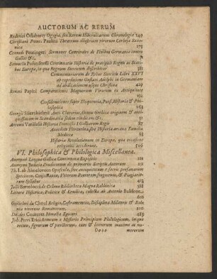 VI. Philosophica et Philologica Miscellanea.