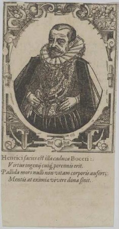 Bildnis des Henricus Bocerus