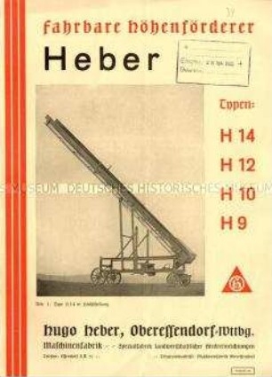 Fahrbare Höhenförderer