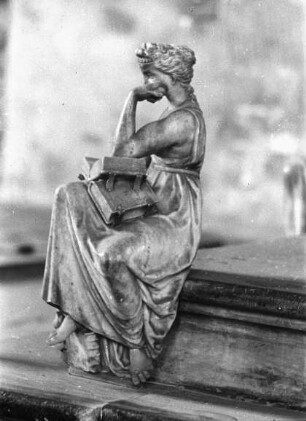 Freiberg (Sachsen), St. Marien, Fürstengruft, Moritzmonument, Allegorie der Wissenschaften und Künste; Kenotaph für Kurfürst Moritz von Sachsen
