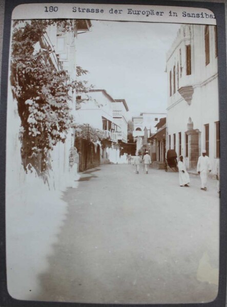 Rue des Européens à Zanzibar