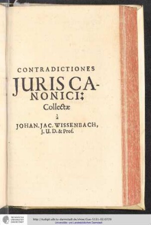Contradictiones juris canonici