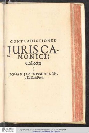Contradictiones juris canonici