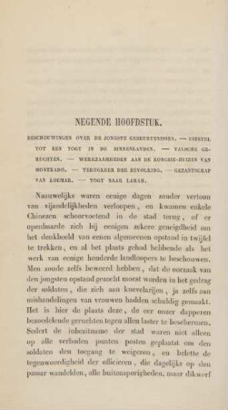 Negende hoofdstuk. Beschouwingen over de jongste gebeurtenissen. - ...