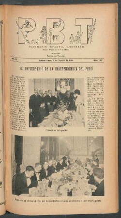 El aniversario de la independencia del Perú