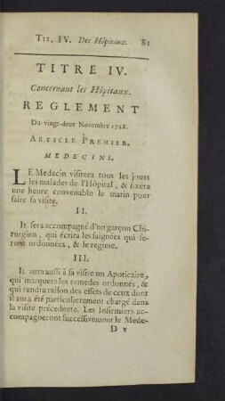 Titre IV.