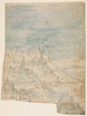 Fragment einer Ansicht von Prag