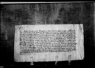 Markgraf Bernhard von Baden gibt Gegenverschreibung.