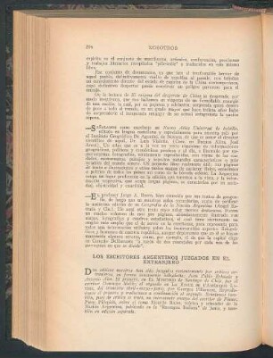 Los escritores argentinos juzgados en el extranjero