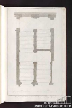 Tav. 23 Pianta della scala d'oro nell interno del Palazzo Ducale