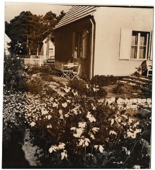 Garten Fröhlich, Kleinmachnow: Gesamtblick zum Haus hin