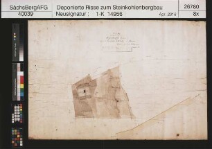 List jun., Gotthilf, Steinkohlenwerk, Bockwa, Baue auf dem Rußkohlenflöz, Oberbank im Sandacker