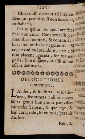 128-130, Oblocutiones Contemnere; Dexteritatem In Agendo ...