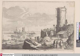 [Festungsanlage an der Küste; Bastion on a River]