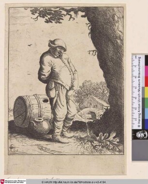 [Der pissende Bauer; The pissing peasant; Le paysan qui pisse]