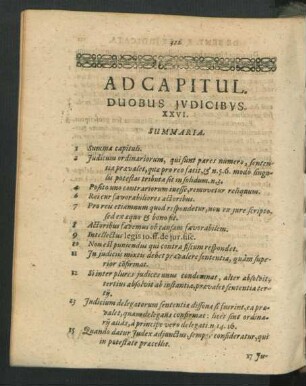 Ad Capitul. Duobus Iudicibus. XXVI.