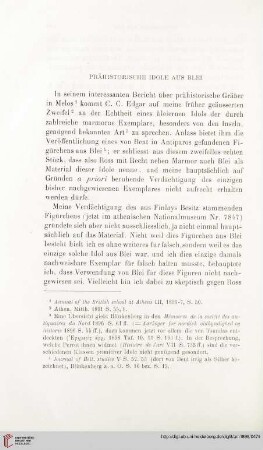 23: Prähistorische Idole aus Blei