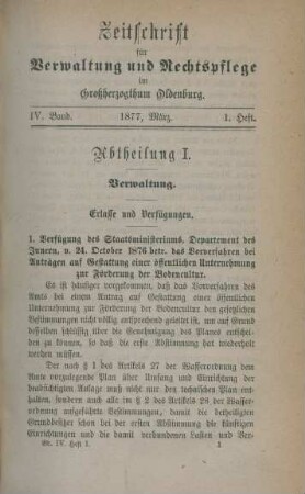 1877, März. 1. Heft
