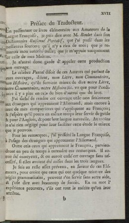 Préface du Traducteur