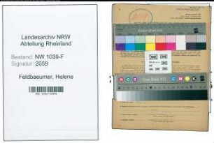 Entnazifizierung Helene Feldbaeumer , geb. 13.03.1905 (Sachbearbeiterin)