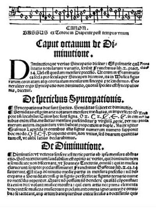 Caput octauum de Diminutione.