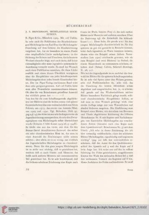 [Rezension von: A. E. Brinckmann, Michelangelo Zeichnungen]