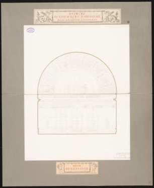 Kur- und Badehaus Schinkelwettbewerb 1878: Festsaal: Wanddetails