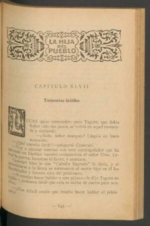 Capítulo XLVII - Tormentos inútiles