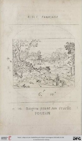 Diogène jetant son ecuelle (No. 76)