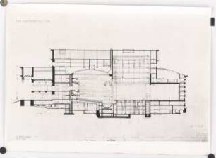 Nationaltheater, München: Längsschnitt 1:100