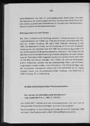 Preisausschreiben